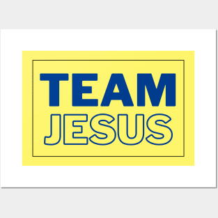 Team Jesus | Christian Typography Posters and Art